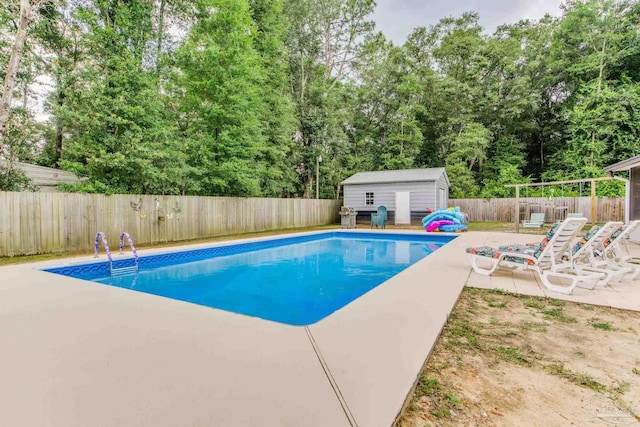 5945 Pamela Dr, Milton, FL 32570 - view of pool with a patio area and a fenced backyard