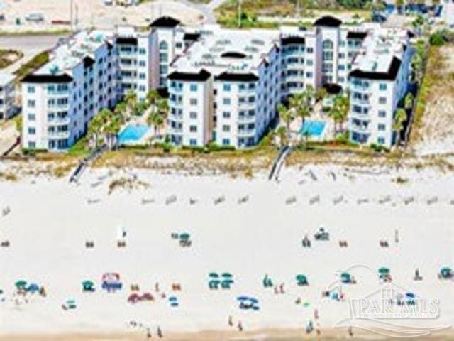22984 Perdido Beach Blvd Unit B42, Orange Beach, AL 36561 - birds eye view of property with a beach view