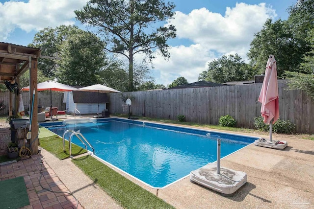 2322 Silversides Loop, Pensacola, FL 32526 - view of swimming pool featuring a fenced backyard and a patio area