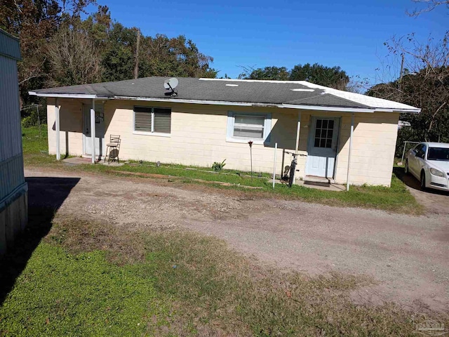 view of back of house