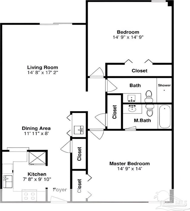999 Ft Pickens Rd Unit 108, Pensacola Beach, FL 32561 - home floor plan