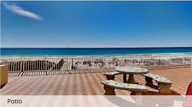 999 Ft Pickens Rd Unit 108, Pensacola Beach, FL 32561 - water view featuring nearby beach