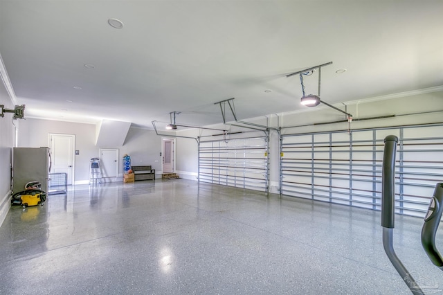 6126 E Fence Rd, Pensacola, FL 32526 - garage featuring a garage door opener
