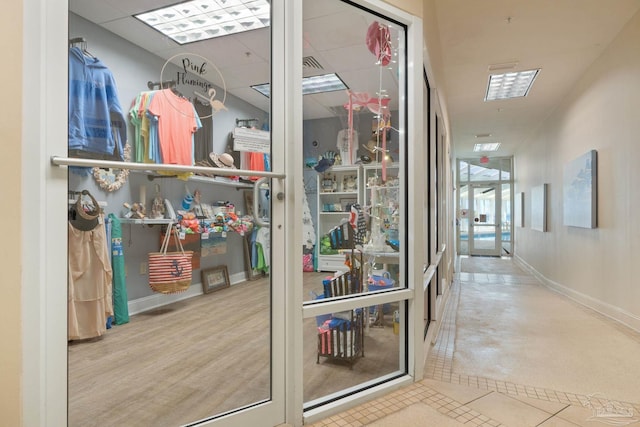 13753 Perdido Key Dr Unit 504, Perdido Key, FL 32507 - corridor featuring baseboards and tile patterned floors