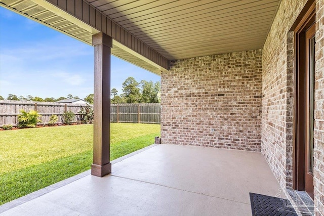1412 Areca Palm Dr, Gulf Breeze, FL 32563 - fenced backyard with a patio