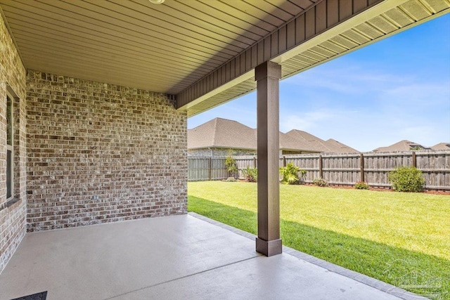 1412 Areca Palm Dr, Gulf Breeze, FL 32563 - fenced backyard with a patio