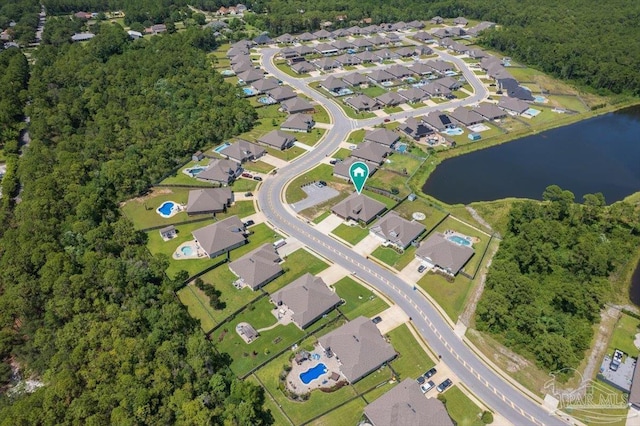 1412 Areca Palm Dr, Gulf Breeze, FL 32563 - view of property location with a large body of water and nearby suburban area
