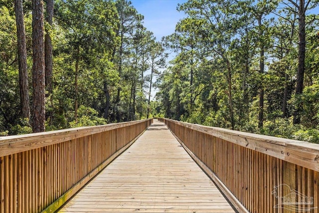 1412 Areca Palm Dr, Gulf Breeze, FL 32563 - view of home's community with a wooded view