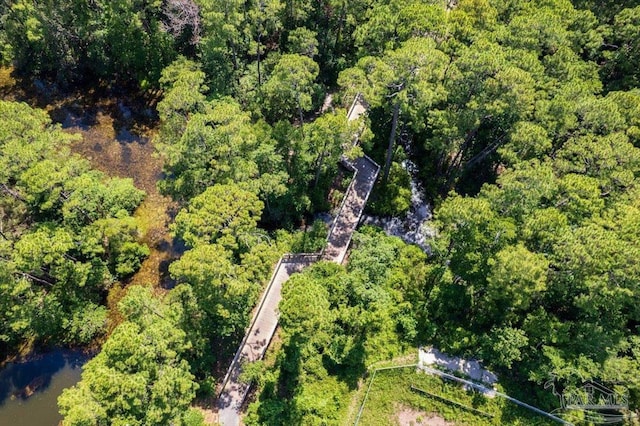 1412 Areca Palm Dr, Gulf Breeze, FL 32563 - view of property location with a heavily wooded area