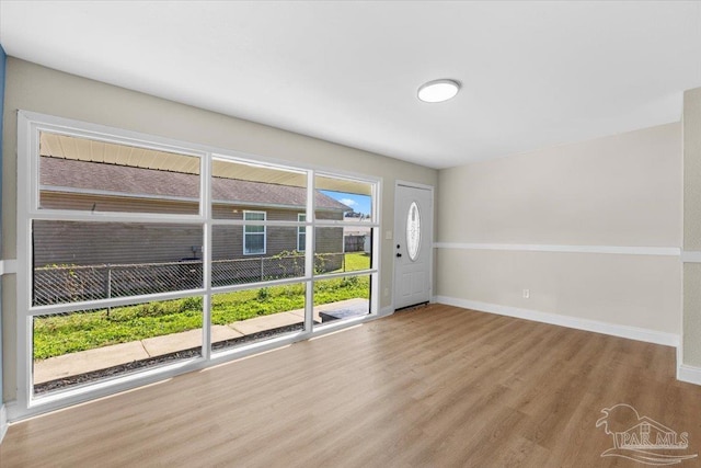 interior space featuring light hardwood / wood-style floors