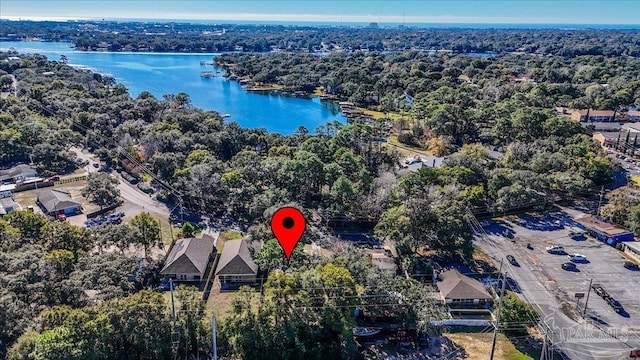 931 Pocahontas Dr, Ft Walton Beach, FL 32547 - aerial view featuring a water view