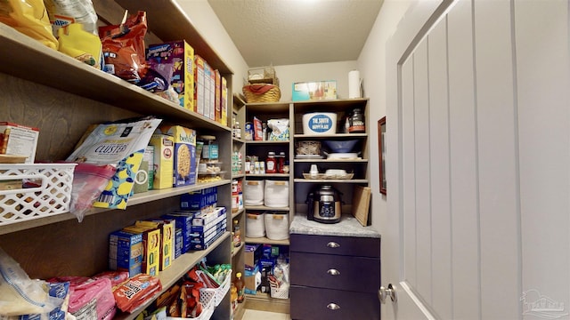 view of pantry