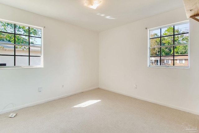 empty room with carpet floors