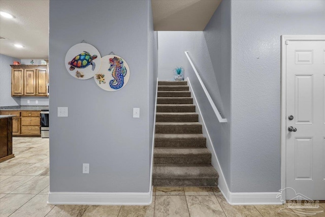 3920 Shady Grove Dr, Pace, FL 32571 - stairs with baseboards
