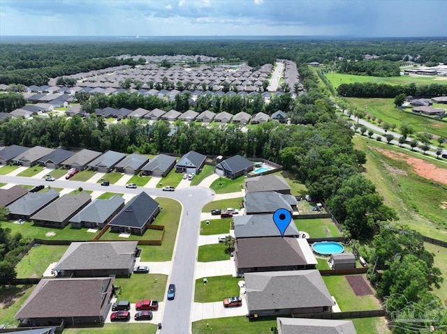 3920 Shady Grove Dr, Pace, FL 32571 - aerial overview of property's location featuring nearby suburban area