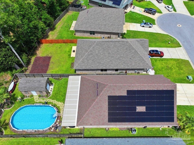 3920 Shady Grove Dr, Pace, FL 32571 - view from above of property with a pool