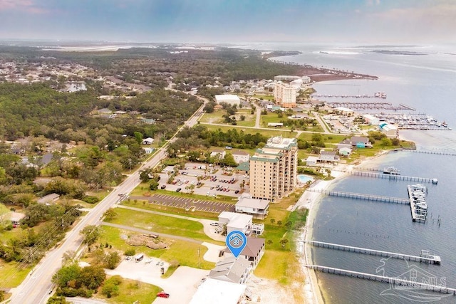 10443 Gulf Beach Hwy Unit 1, Pensacola, FL 32507 - bird's eye view with a water view