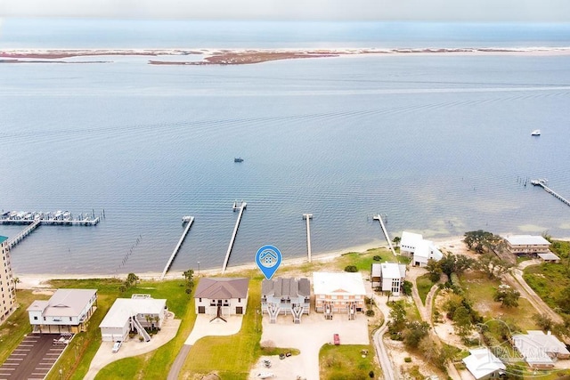 10443 Gulf Beach Hwy Unit 1, Pensacola, FL 32507 - bird's eye view featuring a water view