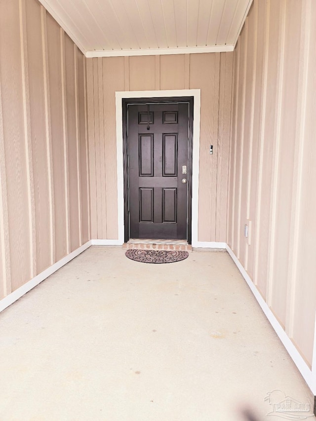 view of property entrance