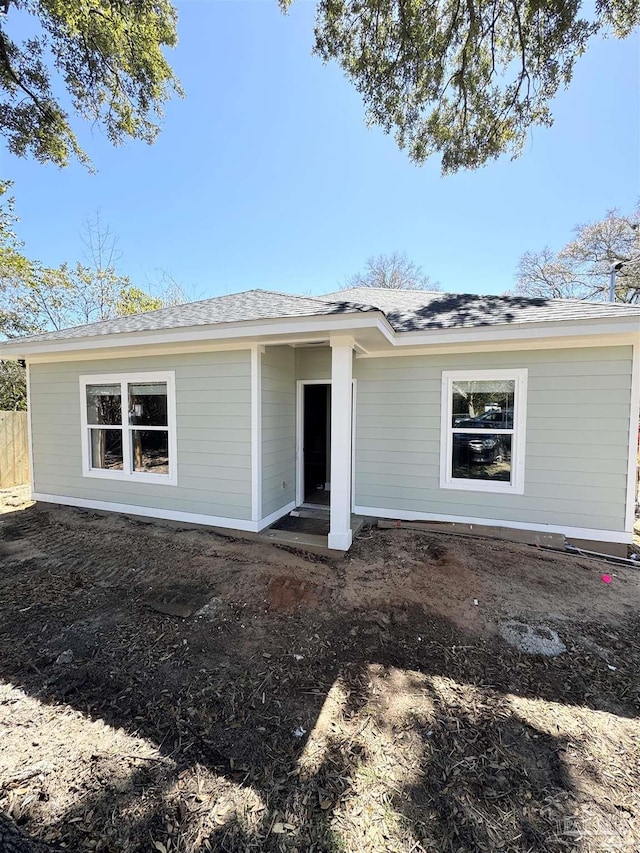 view of front of home