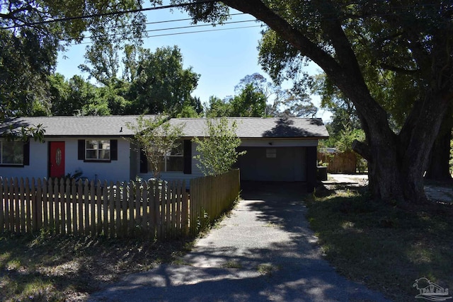 view of ranch-style house