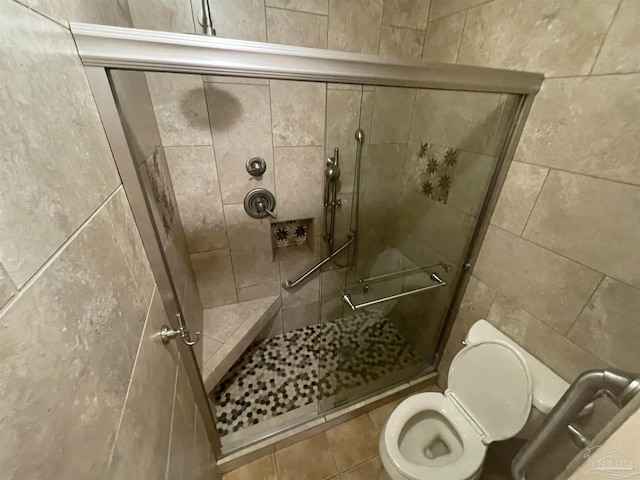 7844 Bay Meadows Dr, Pensacola, FL 32507 - full bath with toilet and a stall shower