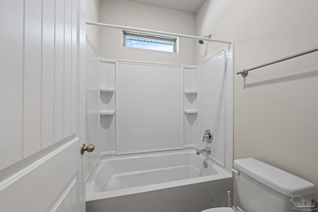 12789 Island Spirit Dr, Pensacola, FL 32506 - bathroom featuring shower / bath combination and toilet