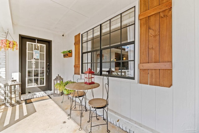 exterior space featuring a porch