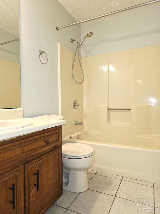 1900 W Kingsfield Rd, Cantonment, FL 32533 - bathroom with tile patterned floors, vanity, and shower / bath combination