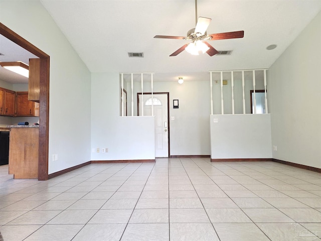 1900 W Kingsfield Rd, Cantonment, FL 32533 - empty room with a ceiling fan and light tile patterned floors