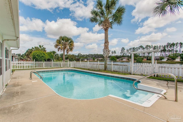 3017 Southsky Ln, Pensacola, FL 32506 - view of pool featuring a patio and a fenced backyard