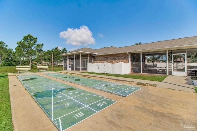 3881 Windsor Castle Blvd, Milton, FL 32583 - view of property's community featuring shuffleboard