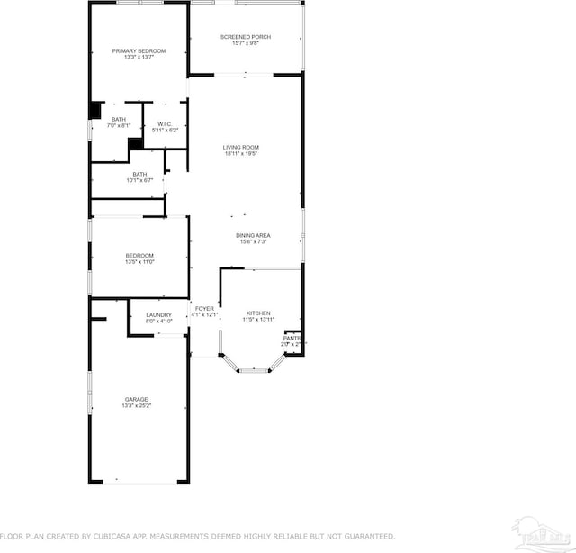 3881 Windsor Castle Blvd, Milton, FL 32583 - floor plan / room layout