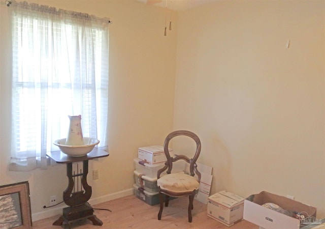 6150 Forest Pines Dr, Pensacola, FL 32526 - sitting room featuring wood finished floors and baseboards