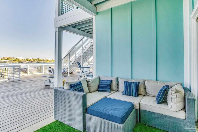 17290 Perdido Key Dr Unit A1, Pensacola, FL 32507 - view of patio / terrace with stairs