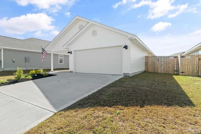 5252 Peach Dr, Pace, FL 32571 - view of front of property with concrete driveway and an attached garage