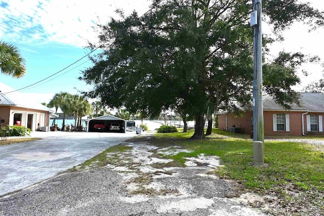 view of road