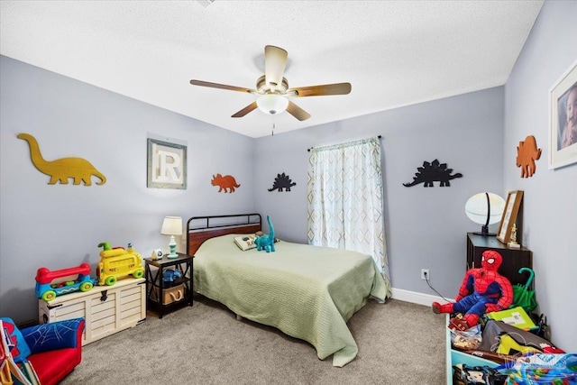 7951 Amethyst Dr, Pensacola, FL 32506 - carpeted bedroom featuring ceiling fan