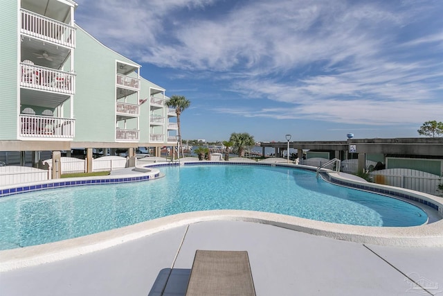 view of community pool