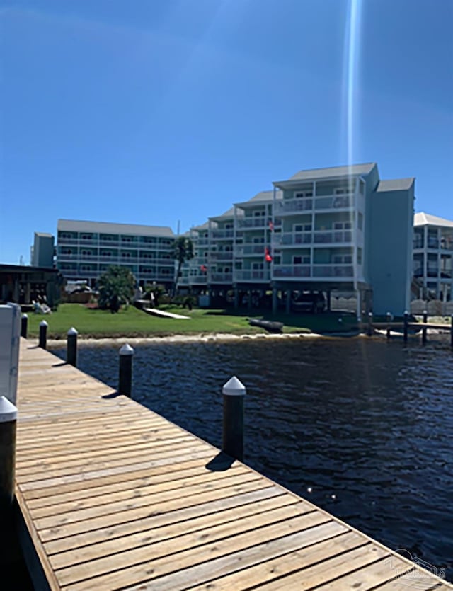 16310 Perdido Key Dr Unit 13A, Pensacola, FL 32507 - dock with a water view