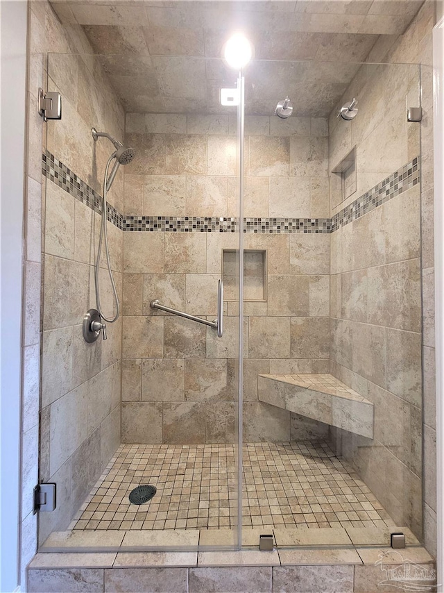 full bath with a stall shower