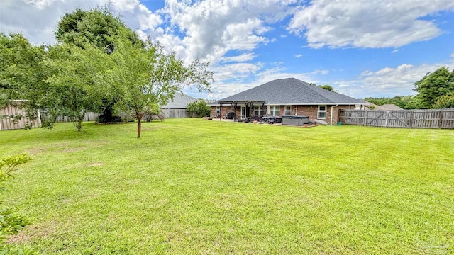 6214 Plum Orchard Way, Crestview, FL 32536 - view of yard with a hot tub and a gazebo