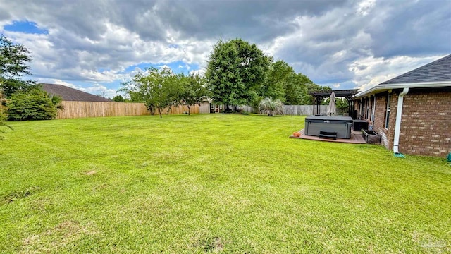 6214 Plum Orchard Way, Crestview, FL 32536 - view of yard with a hot tub