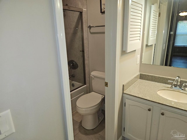 2201 Scenic Hwy Unit E-7, Pensacola, FL 32503 - bathroom with toilet, vanity, and shower / bathtub combination