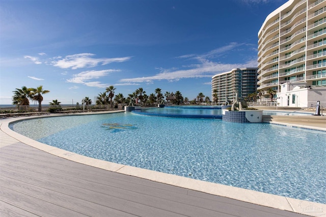 view of swimming pool