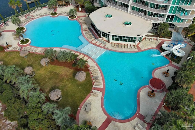 view of pool