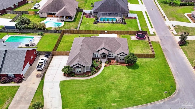 4121 Castle Gate Dr, Pace, FL 32571 - view of subject property featuring a pool