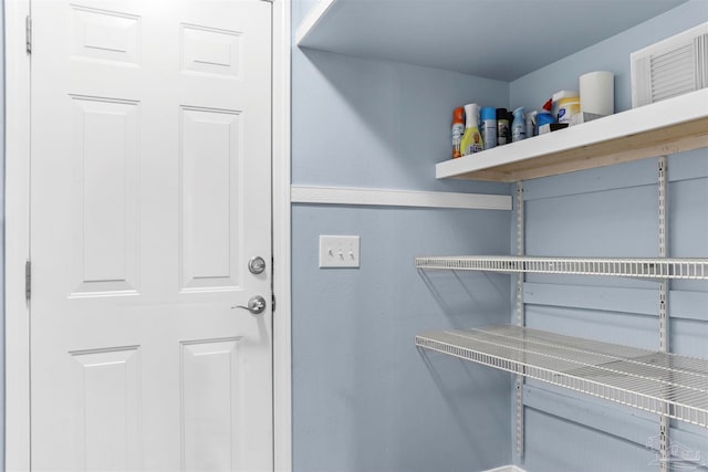 view of pantry