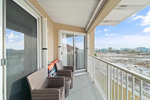 7464 Sunset Harbor Dr Unit 133, Navarre Beach, FL 32566 - view of snow covered back of property