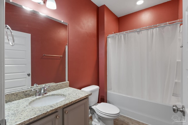 3594 Whitetail Ln, Pensacola, FL 32526 - bathroom featuring vanity and shower / bath combination with curtain